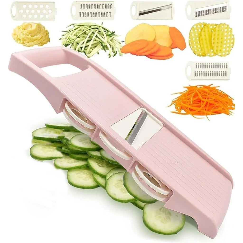 5-in-1 Manual Vegetable Slicer & Chopper