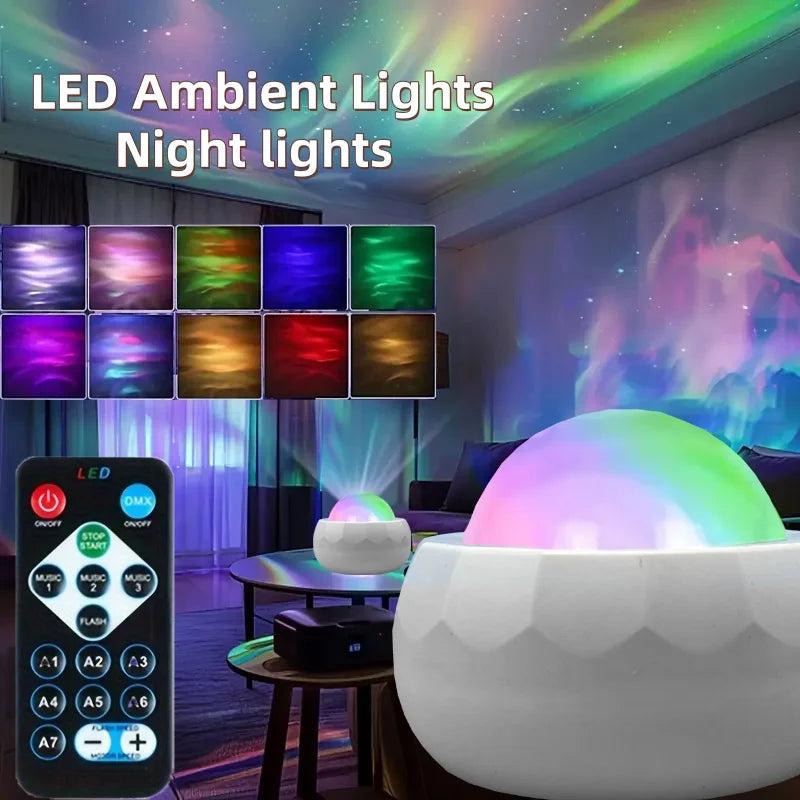 USB Aurora Galaxy Projector with Remote | Braviixx