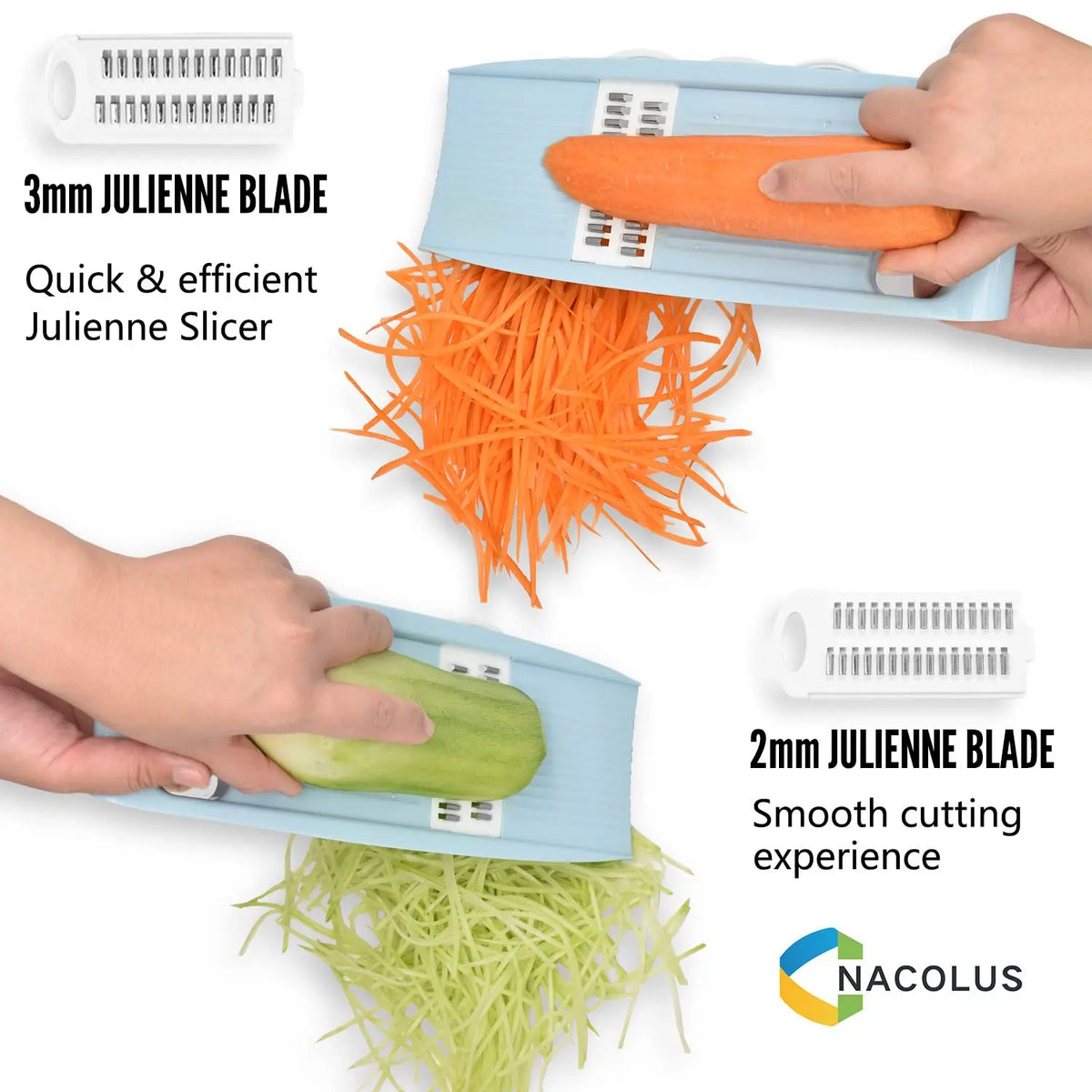 5-in-1 Manual Vegetable Slicer & Chopper