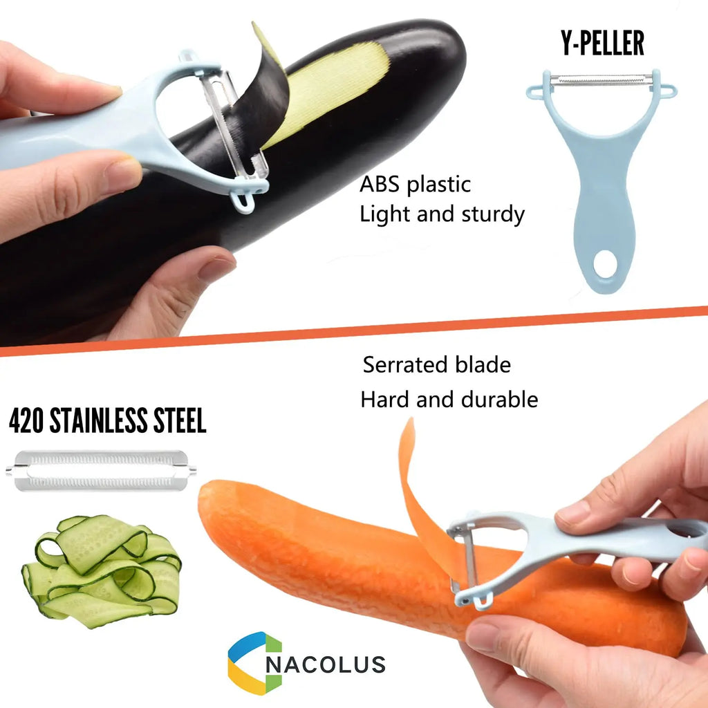5-in-1 Manual Vegetable Slicer & Chopper