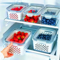 6-Piece Fresh-Lock Fridge Storage Containers