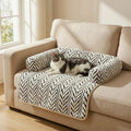 Pet Sofa Bed Mat with Bolsters
