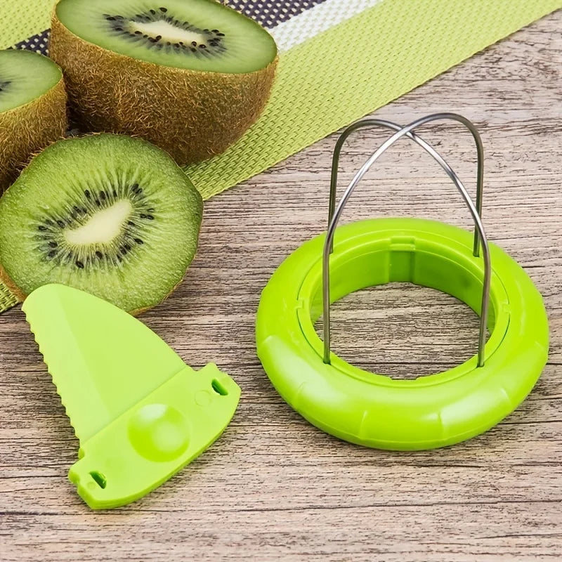 EMESA HOME Kiwi Fruit Opener & Peeler – 2-in-1 Kiwi Spoon & Splitting Tool for Easy Peeling, Cutting & Scooping