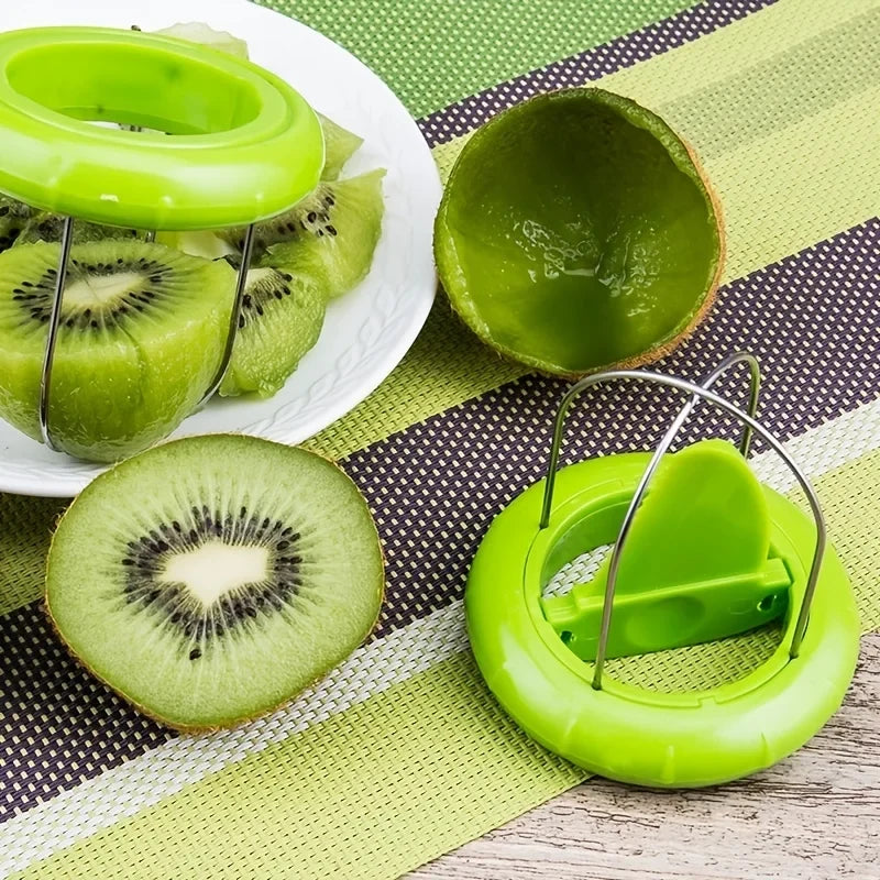 EMESA HOME Kiwi Fruit Opener & Peeler – 2-in-1 Kiwi Spoon & Splitting Tool for Easy Peeling, Cutting & Scooping